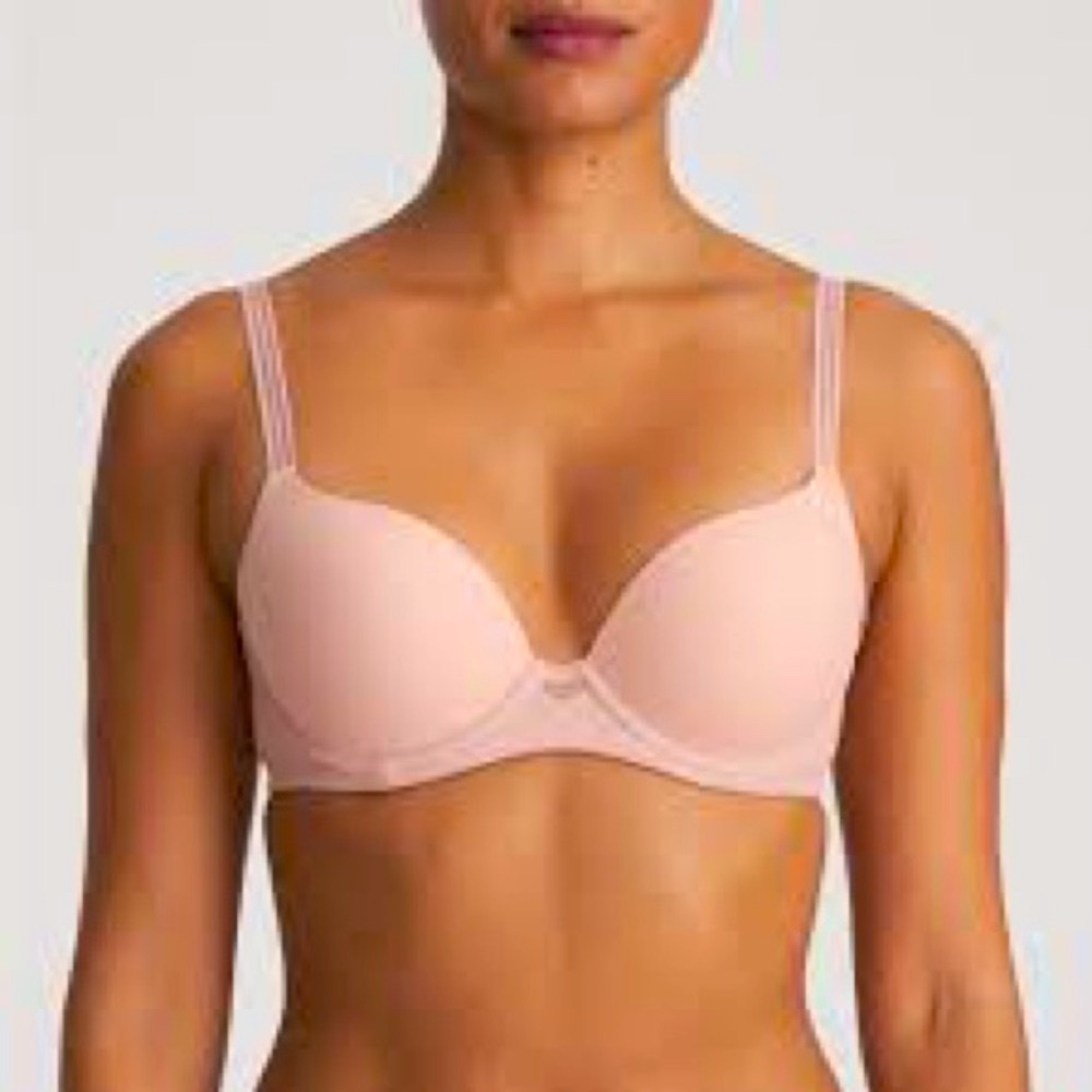 NWOT NEVER WORN MARIE JO LOUIE BRA 36D Powder Rose